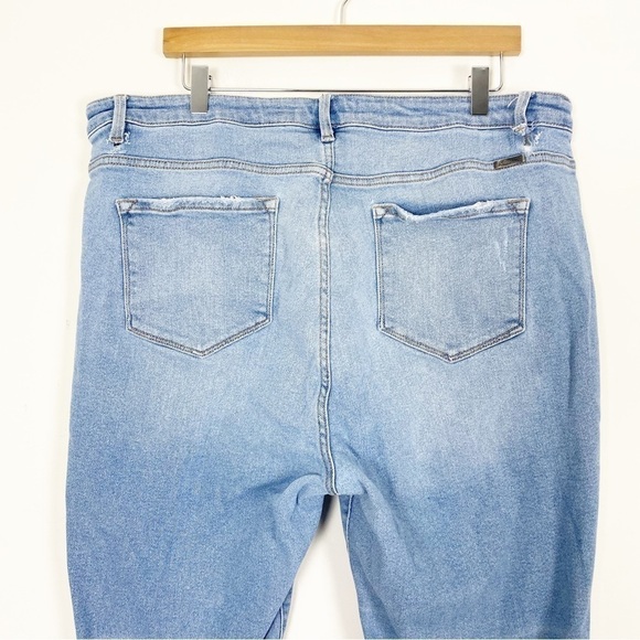 KANCAN Abigail High Rise Mom Jeans Distressed Button Fly Hi Waisted Size 3XL - Picture 6 of 9